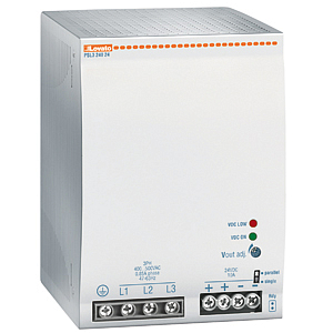 PSL324024 Трехфазный источник питания, монтаж на DIN-рейку, 240W 400-500VAC 24VDC