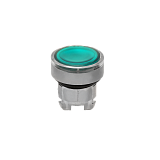 MTB4-BW336C Головка кнопки с подсветкой, зеленая, IP65, металл