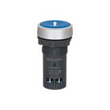 MTB8-EA61781 Кнопка плоская синяя, маркировка "стрелка влево-вправо", 1NO, IP65, пластик