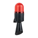 FNAZ-B720-1 (Полный аналог MUCCO SNT-B720-1) Светодиодная электронная сирена, Цвет Красный, режим работы - только мигающий, звук только прерывистый, Мощность звука до 103дБ (1м), Питание 40-250V AC/DC, 37mA, вес 200гр. IP65 preview