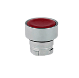 MTB2-BA4 Головка кнопки плоская, красный, мет.