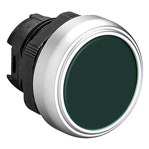 LPCQ102 Толкатель кнопки пластиковый, d=22 мм, c фиксацией, (без крепежного основания ..AU120), цвет черный