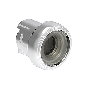 LPSXB3 Толкатель металлический с выступающим защитным кожухом без заглушки, d=22 мм, без фиксации