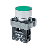 MTB2-BAZ113 Кнопка плоская, зеленая, 1NO, металл preview