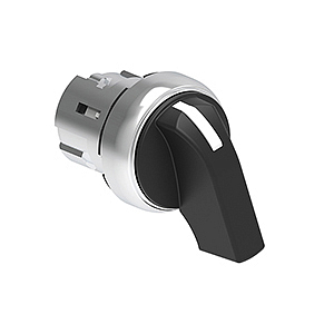 LPSS221 Переключатель металлический d=22 мм, с длинной ручкой (без крепежного основания ..AU120M), 2 положения без фиксации, 0<1