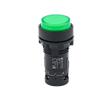 MTB7-EW33611 Кнопка зеленая выступающая с подсветкой, 1NO, 24V AC/DC, IP54, пластик