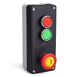P41A2BE40 Пост 3-кнопочный (IP65), с красной (1Н3), зеленой (1HO), аварийный стоп (1H3) с фиксацией preview
