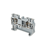 MTS-4 Клемма пружинная проходная, 4 мм², серая