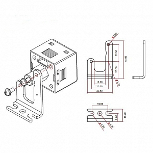 DPA-FMKIT крепежное приспособление для внутреннего монтажа