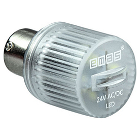 IKML024B Светодиод LED, цоколь BA15S, для сигнальных колонн серии IK, белый цвет (EMAS)
