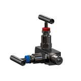 БВ-211.40 Двухвентильный блок с присоединительной резьбой М20х1,5 и типом дренажа "вентиль". Давление рабочей среды до 40МПа, Рабочая среда: жидкость, пар, газ preview