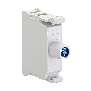 LPXLPM6 Светодиодный индикатор с постоянным свечением, с полной защитой от повыш. напряжения, для серии LP..., с винт. клеммами, питание 185…165V AC, цвет синий