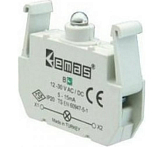 B6 Блок-контакт подсветки с красным светодиодом 12-30 В перем. и пост. тока preview