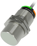 CR30XCF15DNOY Емкостной датчик цилиндрический, M30x64 мм, медно-никелевый сплав, заподлицо, выход NPN НО, регул. чувствит., расст. сраб. Sn=15 мм, питание 10…30VDC, 25Гц, IP67, кабель 2 м preview