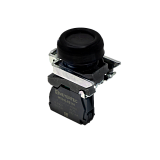 MTB4-BP21 Кнопка черная в кожухе, 1NO, IP66, металл