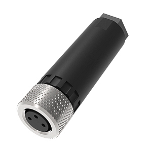 QE8-N3F Прямой разъем M8 3pin