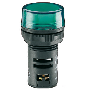8 LP2T ILA3 Арматура светосигнальная моноблочная зеленая 12VAC/DC