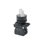 MTB5-AK21711 Переключатель на 2 положения с фиксацией и подсветкой, белый, 1NO, 24V AC/DC, IP65, пластик preview