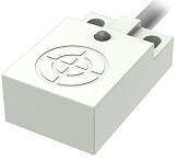 LE10SF05DPO Датчик индуктивный прямоугольный 18x10x30 мм, пластиковый корпус, чувствит. часть сверху, выход PNP НО, расст. сраб. Sn=5 мм, питание 10…30 VDC, 1000 Гц, IP67, кабель 2 м