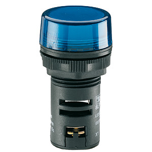 8 LP2T ILB6 Арматура светосигнальная моноблочная голубая 24VAC/DC