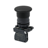 MTB5-AC21 Кнопка грибовидная черная, 40 мм, пружиный возврат, 1NO, IP65, пластик preview