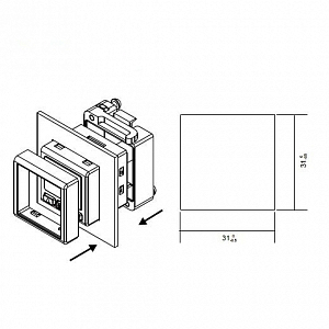 DPA-PFKIT крепежное приспособление для щитового монтажа