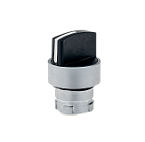 MTB2-BD2 Головка переключателя короткая ручка, черный, 2 полож. фикс., мет.