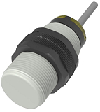 CR30XSCF10SBOT1 Емкостной датчик цилиндрический, M30x64 мм пластиковый, 2-х проводный, НО, расст. сраб. Sn=20 мм, питание 20…250VAC/DC, 15 Гц, IP68, кабель 2 м, таймер задержки до включения, регулировка до 600 сек