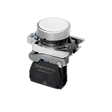 MTB4-BA11 Кнопка плоская белая, 1NO, IP65, металл preview