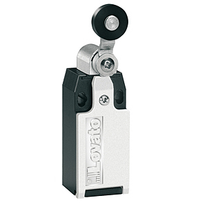 KME1L20 Концевой выключатель, рычажный толкатель с пластиковым роликом, 2NO, медленное переключение