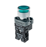 MTB2-BW3363 Кнопка с LED подсветкой, зеленая, 220V AC/DC, 1NO, металл preview