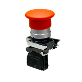 MTB4-BC42 Кнопка грибовидная красная, 40 мм, пружиный возврат, 1NС, IP65, металл preview