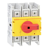 GA100ARY 3-х полюсный выключатель-разъединитель прямого действия с красно-желтой рукояткой, 100 А, стандарт UL98, монтаж на DIN-рейку preview