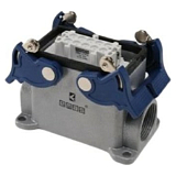 EBM10PD14 Кожух с гнездом металлический, 10 полюсов, 16A, боковой ввод (PG 16), IP65 (EMAS)