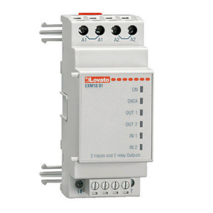 EXM1001 Модуль расширения, 2 цифровых входа и 2 релейных выхода