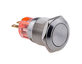 MT67-F11 Кнопка IP67, без подсветки, с фиксацией, 1NO+1NC,
