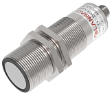 UR30-CM2DNH-E2 Ультразвуковой датчик M30, выход NPN, Режим гистирезиса, дистанция сраб. Sn=180-2000 мм, слепая зона 0-180 мм, питание 15...30VDC, разъём М12 4-pin, в комплекте ответная часть разъём М12 4-pin с кабелем 2м + кронштейн, IP67