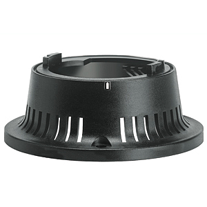 8 LB6 BP 04  Монтажный переходник, горизонтальный, черный