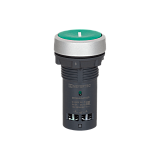 MTB8-EA31523 Кнопка плоская зеленая, маркировка "I", 2NO, IP65, пластик