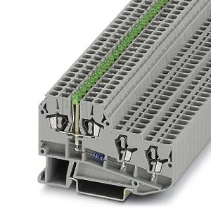 ZDIK 1.5-LA 24GN/O-M Проходные клеммы, Тип подключения: Пружинный зажим, Сечение:  0,14 мм? - 2,5 мм?, AWG: 26 - 14, Ширина: 5,2 мм, Цвет: cерый