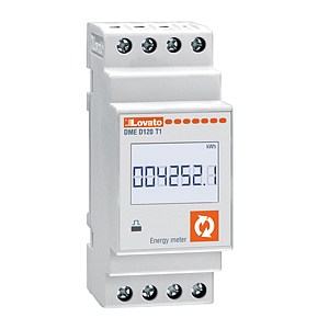 DMED120T1MID Однофазный программируемый счетчик энергии, 1 статический выход, мультиизмеритель, 63A, MID сертификат