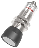 UR30-CM4DT-E2 Ультразвуковой датчик, M30, Выход Com TTL232, RS232,  дистанция cраб. Sn=40-500 мм, питание 9...30VDC, разъём М12 4-pin, в комплекте ответная часть разъём М12 4-pin с кабелем 2м + кронштейн,  IP67