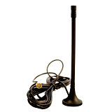 АНТ-2 GSM Выносная компактная антенна на магнитной базе, длина кабеля 2500 мм, Максимальная мощность 30 Вт, усилинение 3.0 дБ, частотный диапазон 900/1800 МГц, тип разъёма SMA-M, Габаритные размеры 143х30х5,5 мм
