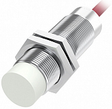 LR18XBN08DPOW Индуктивный датчик, высокотемпературный -25...+120, M18x59мм, медно-никелевый сплав, выход PNP НО, расст. сраб. Sn=8 мм, незаподлицо, питание 10…30 VDC, IP67, 800 Гц, кабель 2 м preview