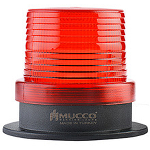 SNT-912-B-1 Сигнальный маяк 90 мм с расширенным диапазоном питания, стробоскопический эффект, Красный, 24-90V DC / 24-60V AC, IP65. Зуммер