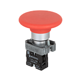MTB2-BRZ124 Кнопка грибовидная без фиксации, 1NC, красный, O60 мм, мет. preview