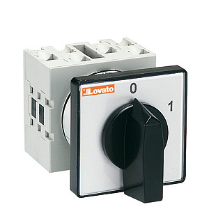 GX40 91 U КУЛАЧКОВЫЙ ВЫКЛЮЧАТЕЛЬ ДВУХПОЛЮСНЫЙ 2 ПОЛОЖЕНИЯ С УСТАНОВКОЙ НА ПЕРЕДНЮЮ ПАНЕЛЬ