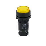 MTB7-EW35611 Кнопка желтая выступающая с подсветкой, 1NO, 24V AC/DC, IP54, пластик
