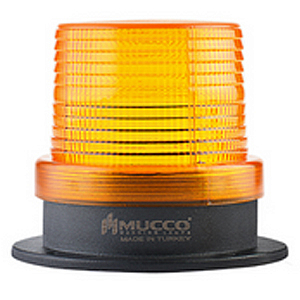 SNT-925-ND-3 Сигнальный маяк 90 мм, датчик освещенности, 5 режимов свечения, Жёлтый, 85-260V AC/DC, IP65.