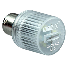 IKML220B Светодиод LED, цоколь BA15S, для сигнальных колонн серии IK, белый цвет (EMAS)